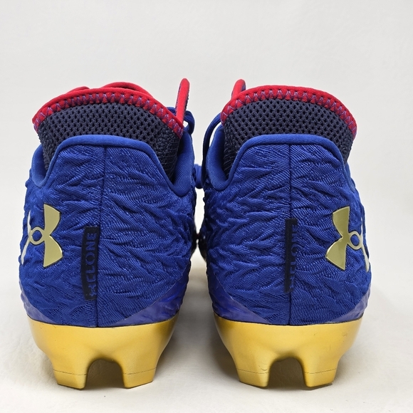 Under Armour Spotlight Clone 4 MC USA Mens Sz 14 Football Cleats 3027296-400 New - Picture 5 of 10